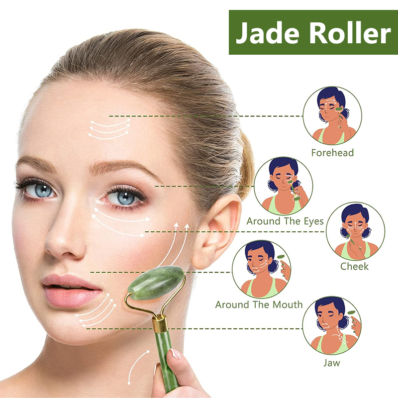 الطبيعية اليشم الأسطوانة الوجه - مراجعة Jade Roller Stone وسعره