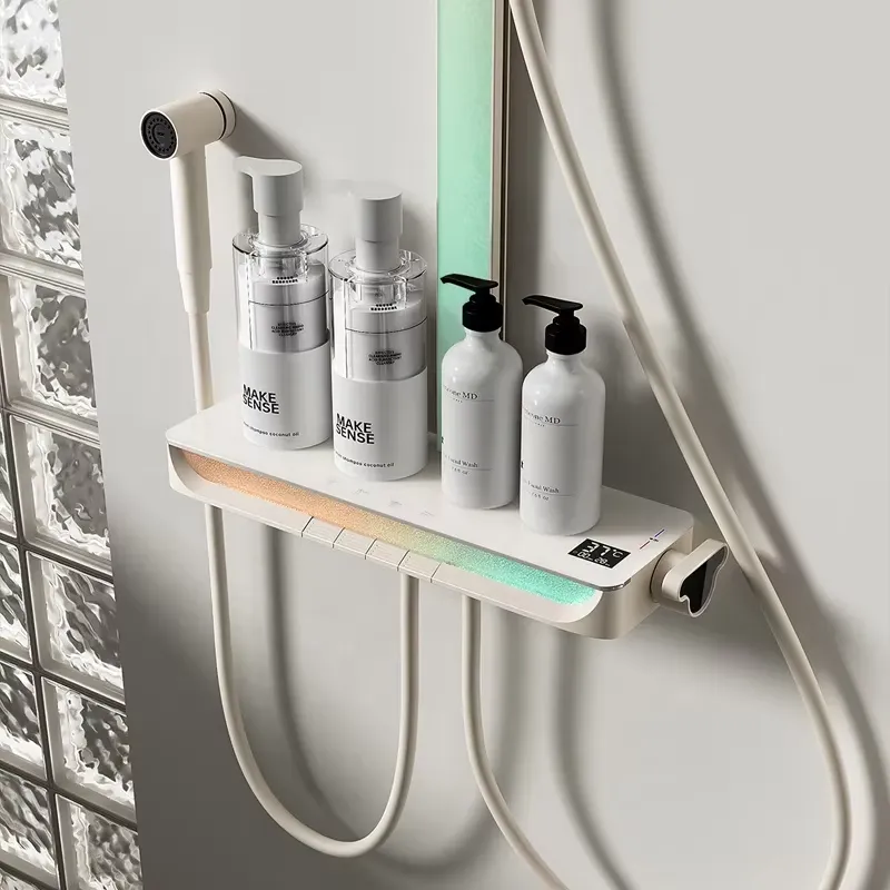 طقم دش رقمي نحاسي بتصميم شلال، - مراجعة Spa & Wellness Joule وسعره