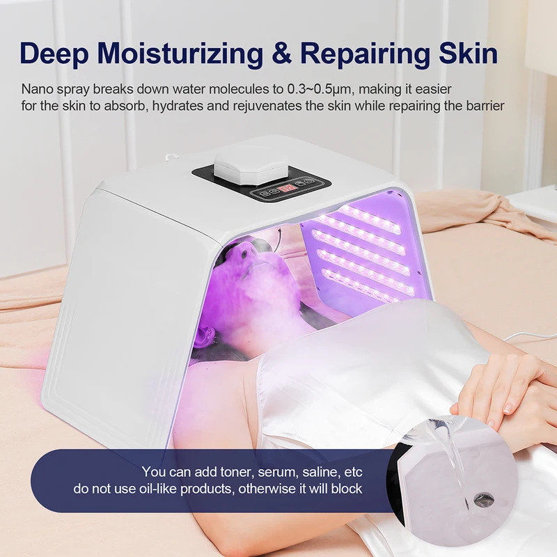 7 ألوان LED الفوتون قناع التجم - مراجعة Spa & Wellness Joule وسعره