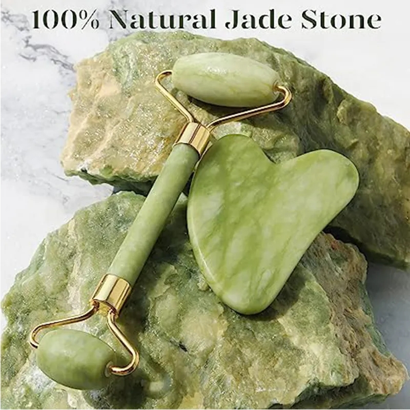 الطبيعية اليشم الأسطوانة غوا ش - مراجعة Jade Roller Stone وسعره