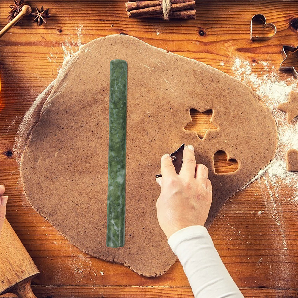 قطعتان من عصا تدليك العجين الم - مراجعة Jade Roller Stone وسعره
