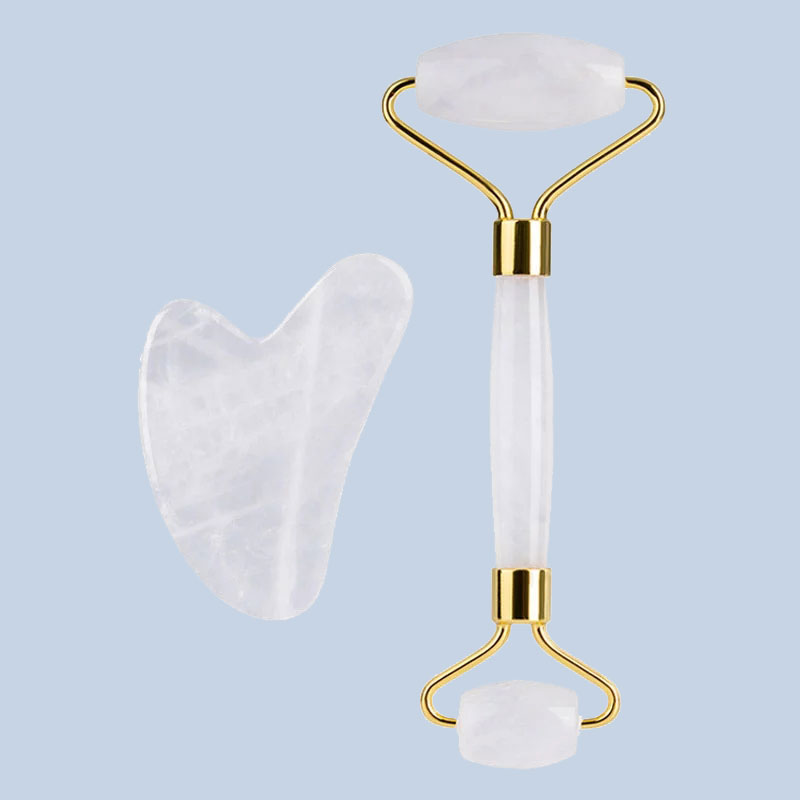 الطبيعية الأبيض كريستال تدليك  - مراجعة Jade Roller Stone وسعره