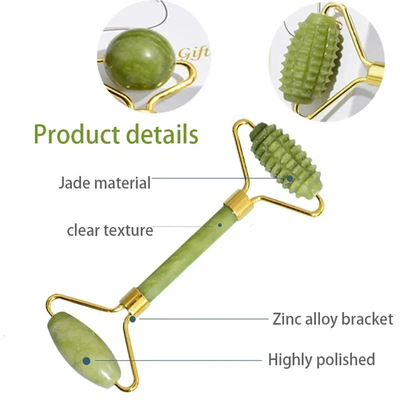 أداة تدليك الوجه والجسم من حجر - مراجعة Jade Roller Stone وسعره